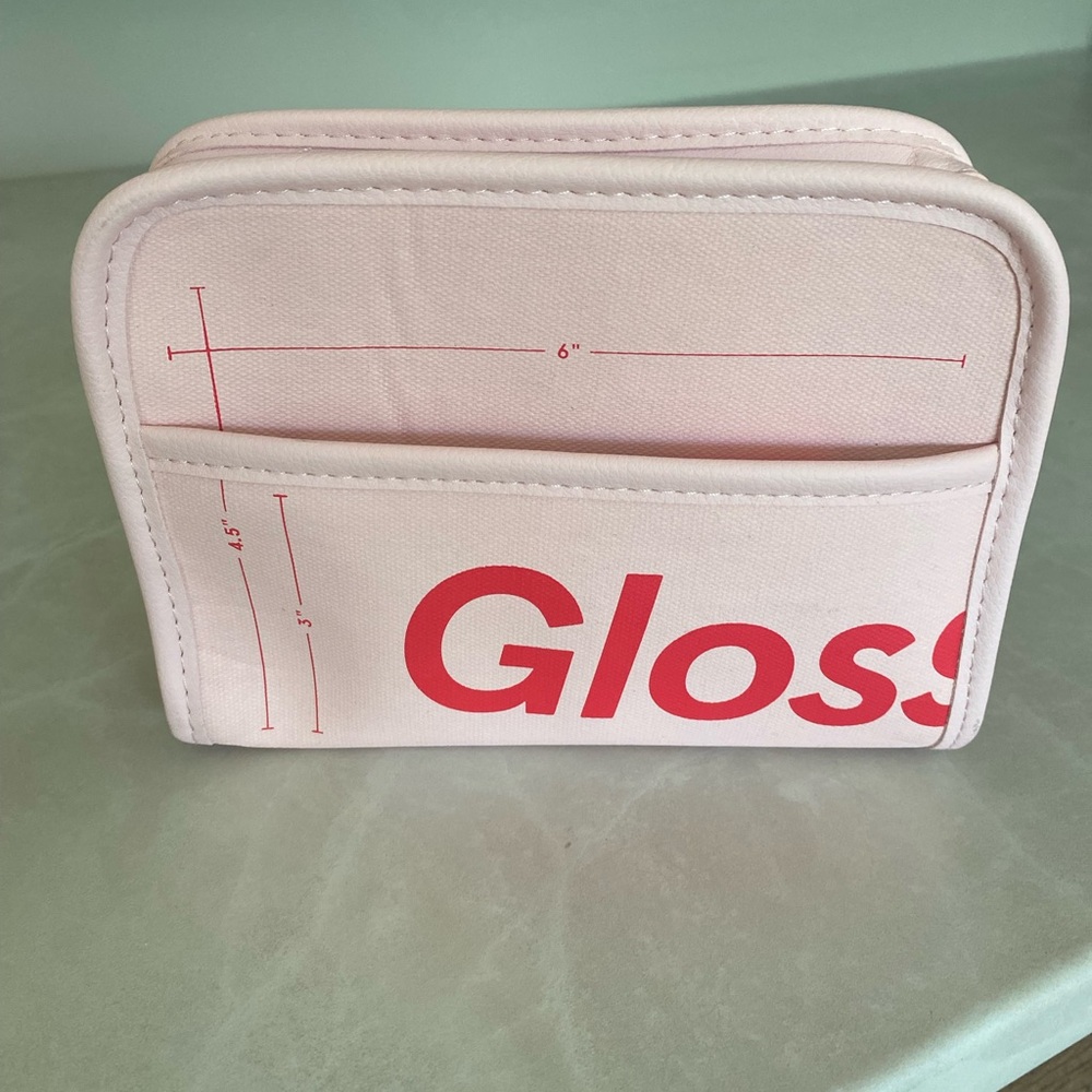 Glossier Light Pink Mini Beauty Bag
